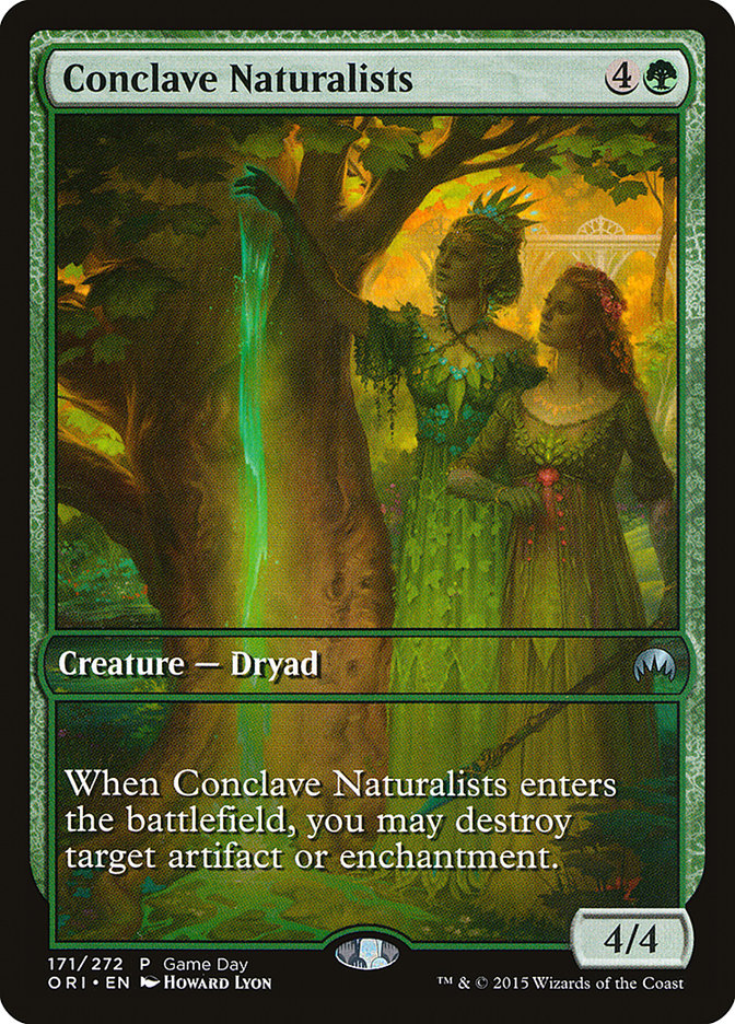 Conclave Naturalists (Game Day) [Magic Origins Promos] | Enigma On Main