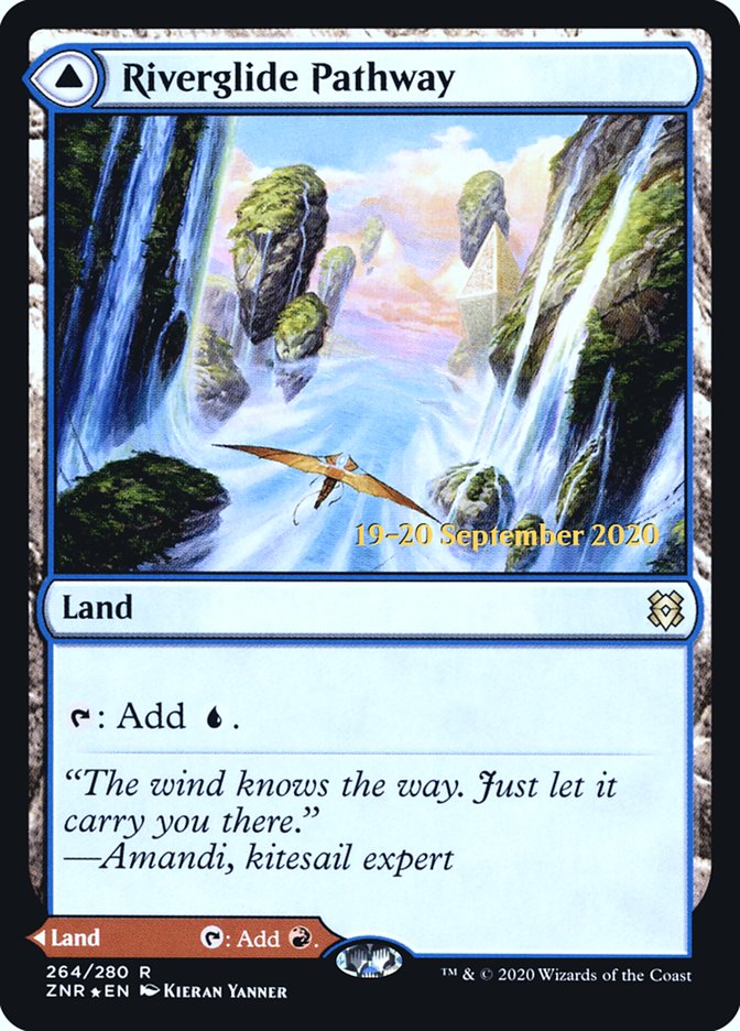 Riverglide Pathway // Lavaglide Pathway  [Zendikar Rising Prerelease Promos] | Enigma On Main