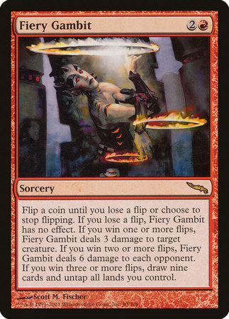 Fiery Gambit [Mirrodin] | Enigma On Main