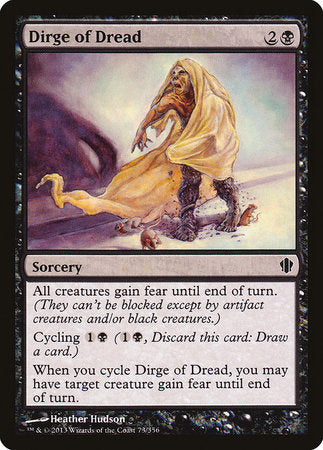 Dirge of Dread [Commander 2013] | Enigma On Main