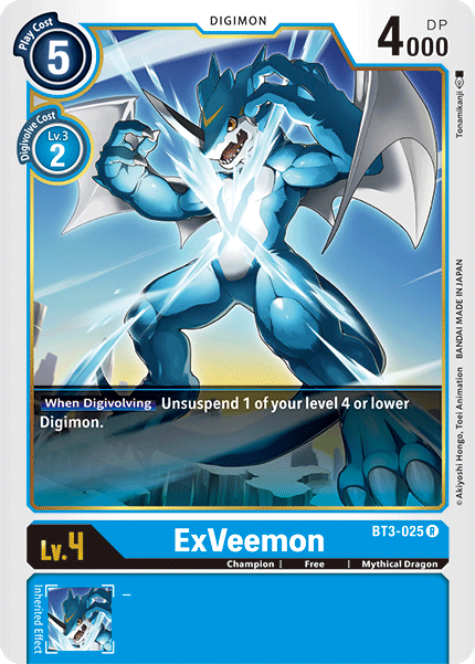 ExVeemon [BT3-025] [Release Special Booster Ver.1.5] | Enigma On Main