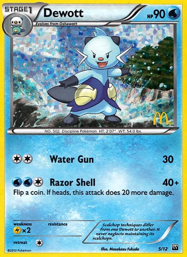 Dewott (5/12) [McDonald's Promos: 2012 Collection] | Enigma On Main