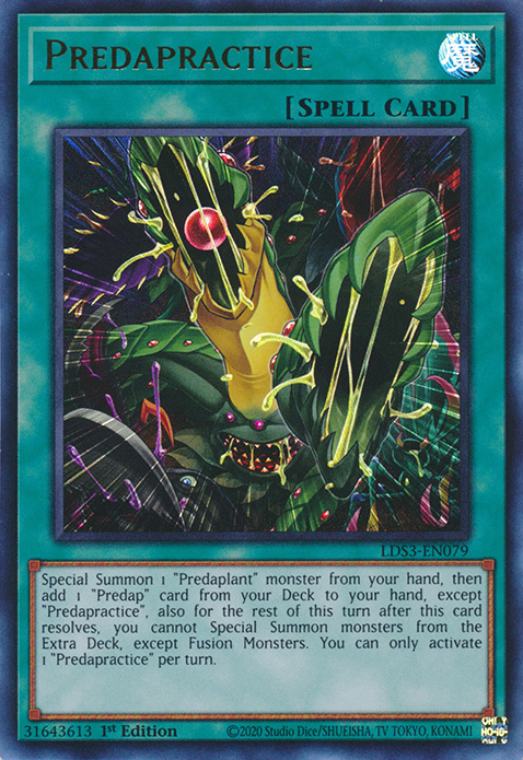 Predapractice [LDS3-EN079] Ultra Rare | Enigma On Main