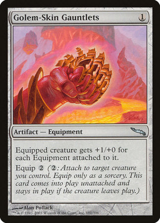 Golem-Skin Gauntlets [Mirrodin] | Enigma On Main