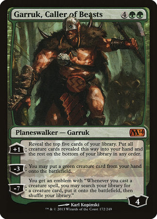 Garruk, Caller of Beasts [Magic 2014] | Enigma On Main