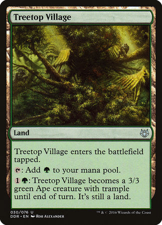 Treetop Village [Duel Decks: Nissa vs. Ob Nixilis] | Enigma On Main