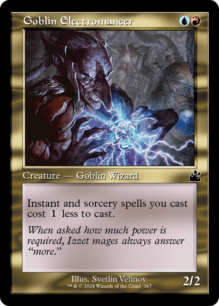 Goblin Electromancer (Retro Frame) [Ravnica Remastered] | Enigma On Main