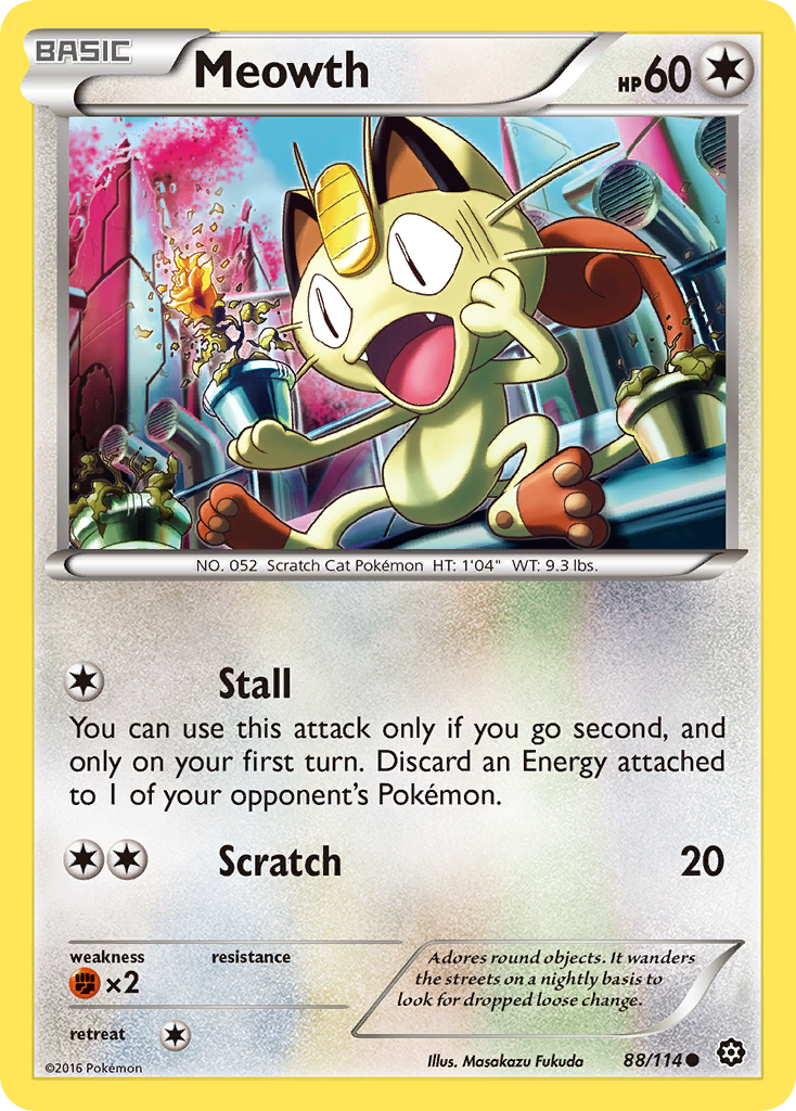 Meowth (88/114) [XY: Steam Siege] | Enigma On Main