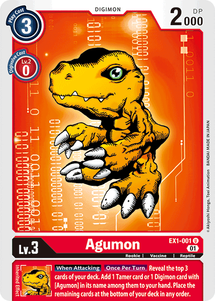 Agumon [EX1-001] [Classic Collection] | Enigma On Main