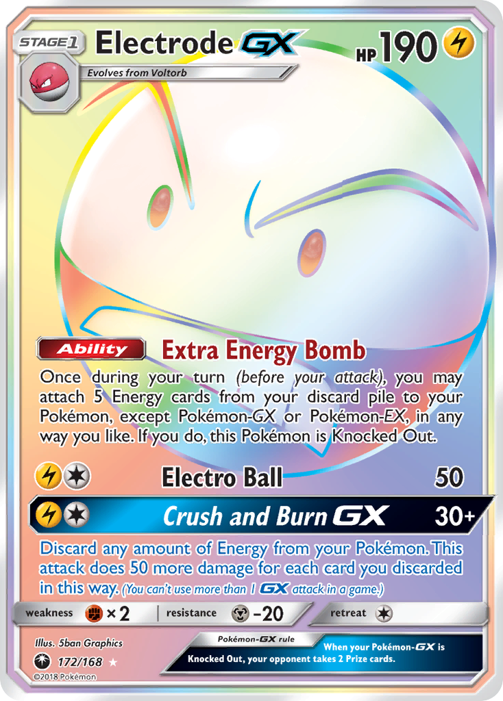 Electrode GX (172/168) [Sun & Moon: Celestial Storm] | Enigma On Main