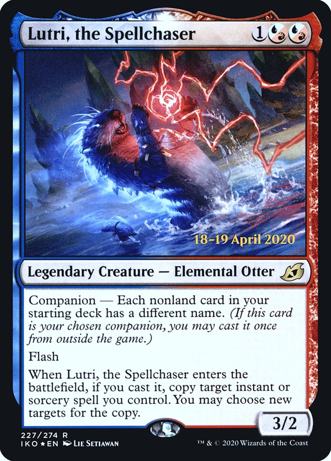 Lutri, the Spellchaser  [Ikoria: Lair of Behemoths Prerelease Promos] | Enigma On Main