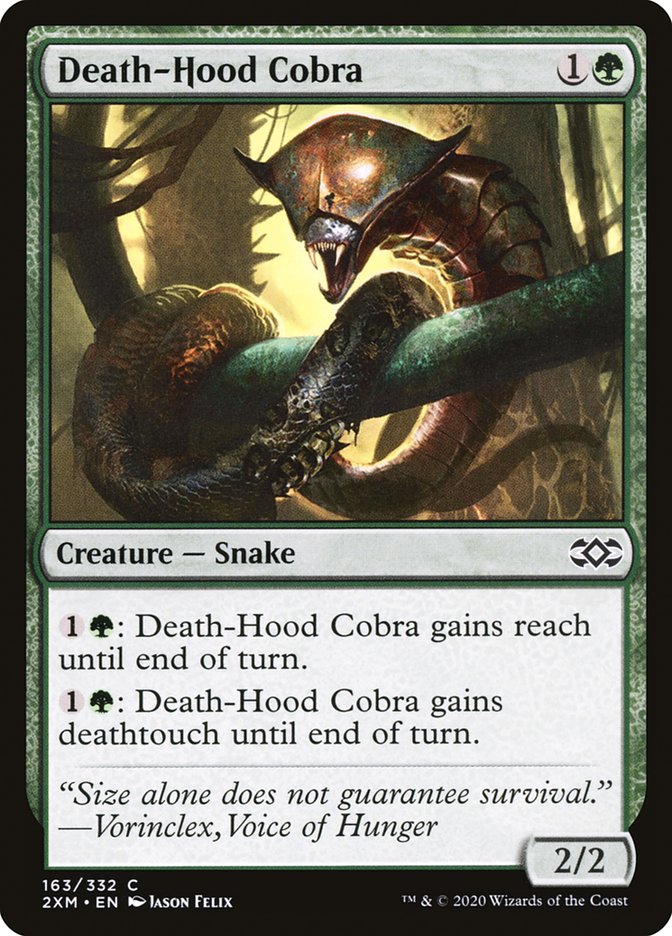 Death-Hood Cobra [Double Masters] | Enigma On Main