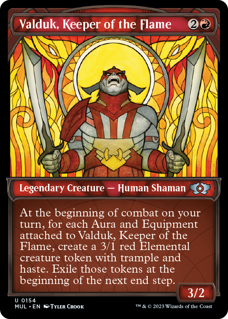 Valduk, Keeper of the Flame (Halo Foil) [Multiverse Legends] | Enigma On Main