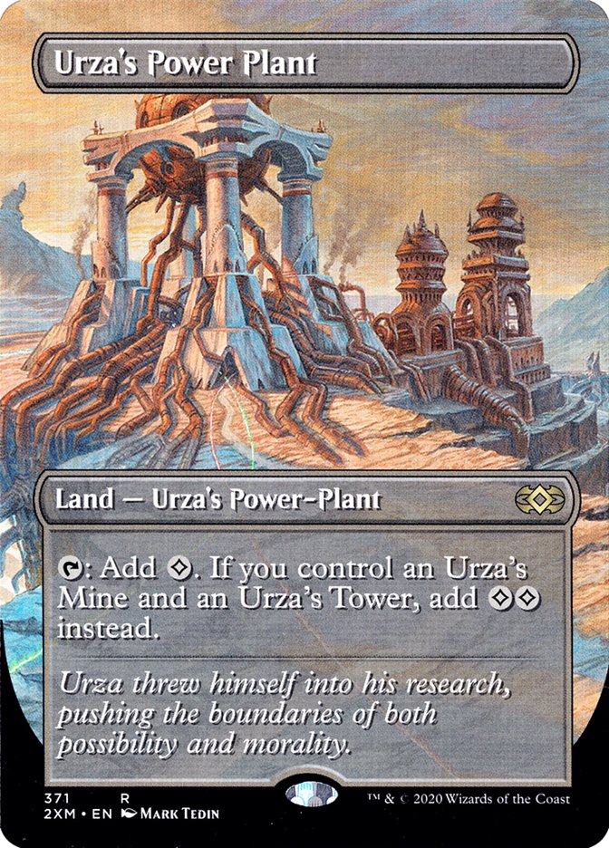 Urza's Power Plant (Borderless) [Double Masters] | Enigma On Main