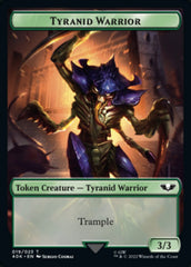 Tyranid (017) // Tyranid Warrior Double-sided Token (Surge Foil) [Universes Beyond: Warhammer 40,000 Tokens] | Enigma On Main