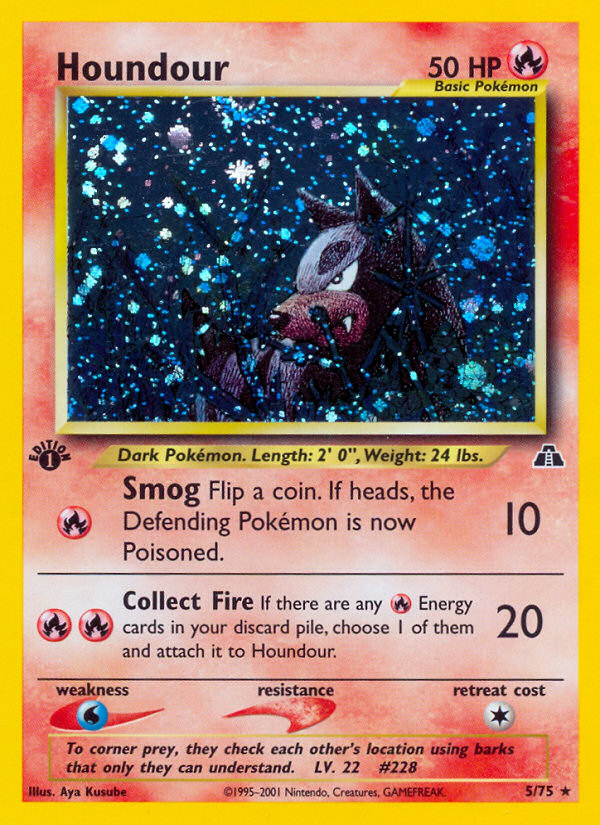 Houndour (5/75) [Neo Discovery 1st Edition] | Enigma On Main