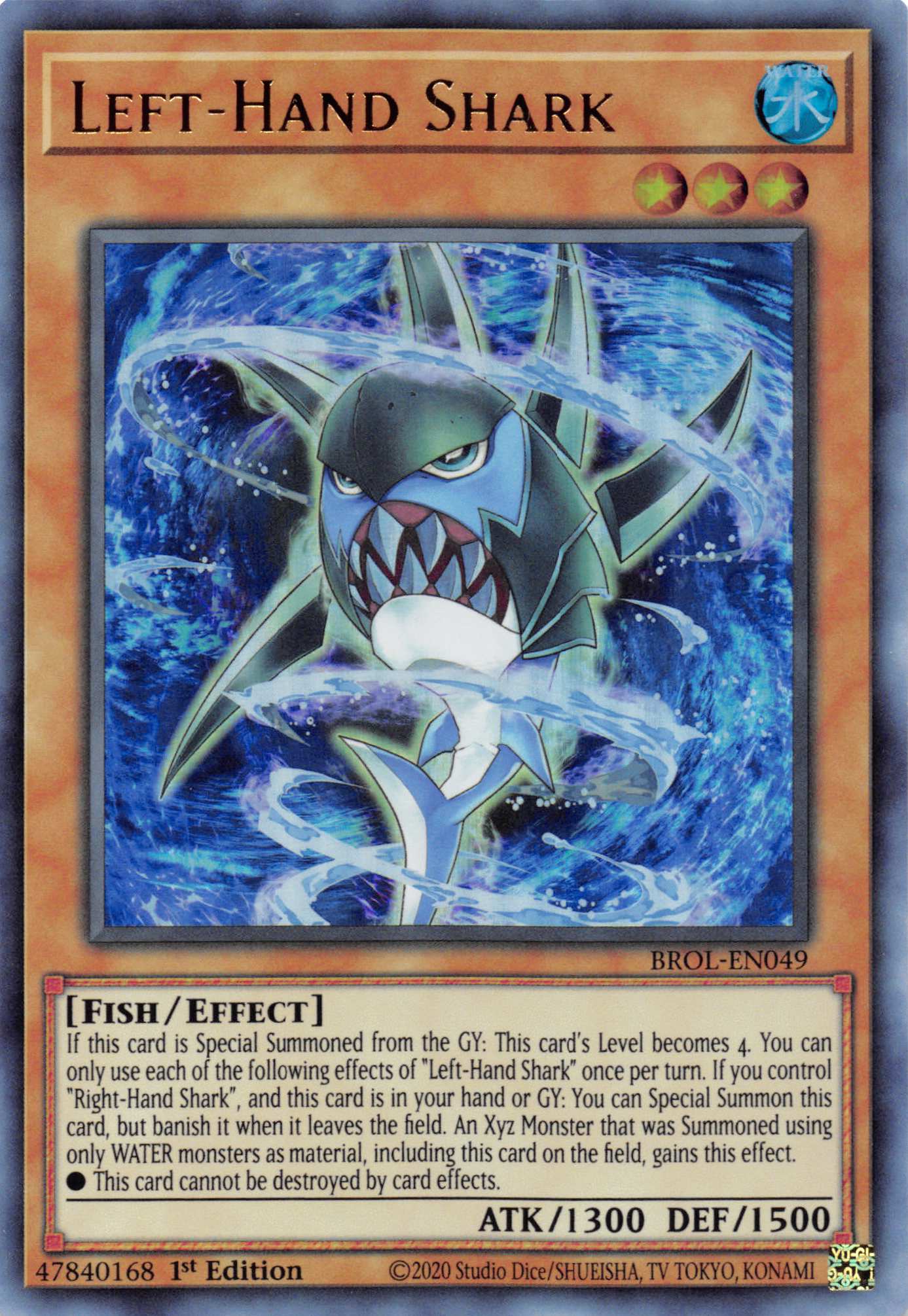 Left-Hand Shark [BROL-EN049] Ultra Rare | Enigma On Main