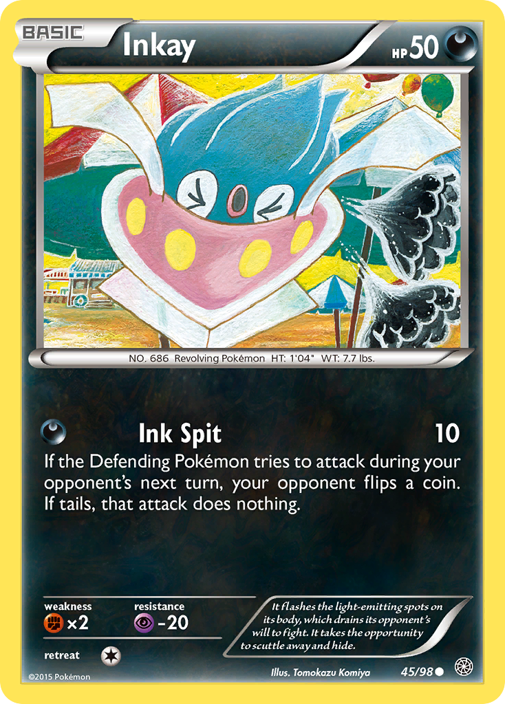 Inkay (45/98) [XY: Ancient Origins] | Enigma On Main