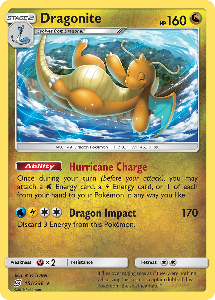 Dragonite (151/236) [Sun & Moon: Unified Minds] | Enigma On Main