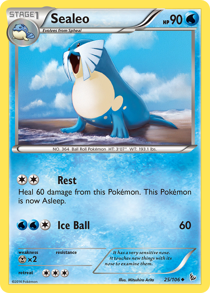 Sealeo (25/106) [XY: Flashfire] | Enigma On Main