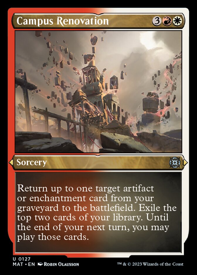 Campus Renovation (Foil Etched) [March of the Machine: The Aftermath] | Enigma On Main