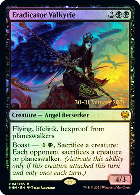 Eradicator Valkyrie  [Kaldheim Prerelease Promos] | Enigma On Main