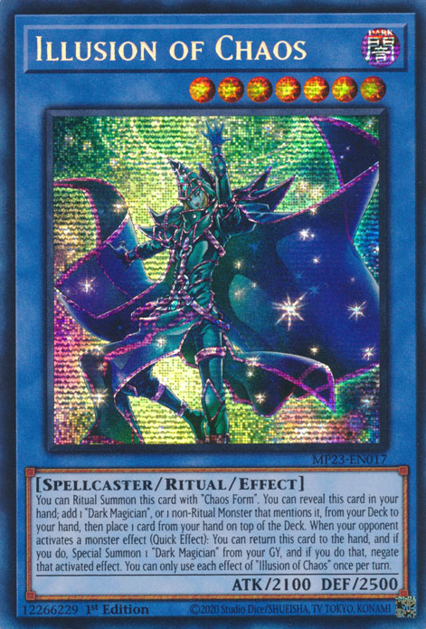 Illusion of Chaos [MP23-EN017] Prismatic Secret Rare | Enigma On Main