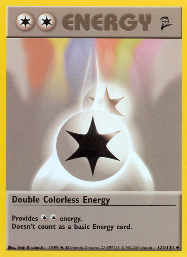 Double Colorless Energy (124/130) [Base Set 2] | Enigma On Main