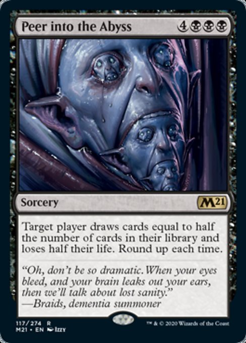 Peer Into the Abyss [Core Set 2021] | Enigma On Main