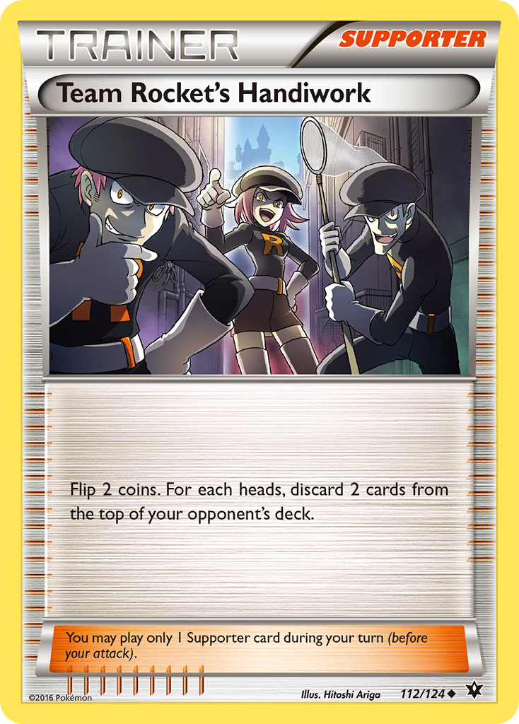 Team Rocket's Handiwork (112/124) [XY: Fates Collide] | Enigma On Main