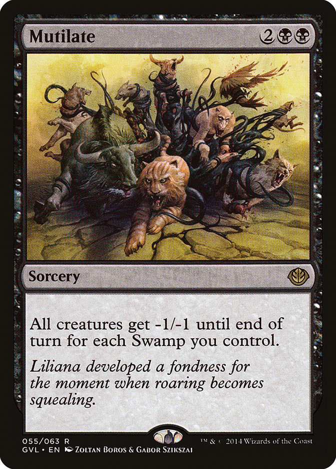 Mutilate (Garruk vs. Liliana) [Duel Decks Anthology] | Enigma On Main