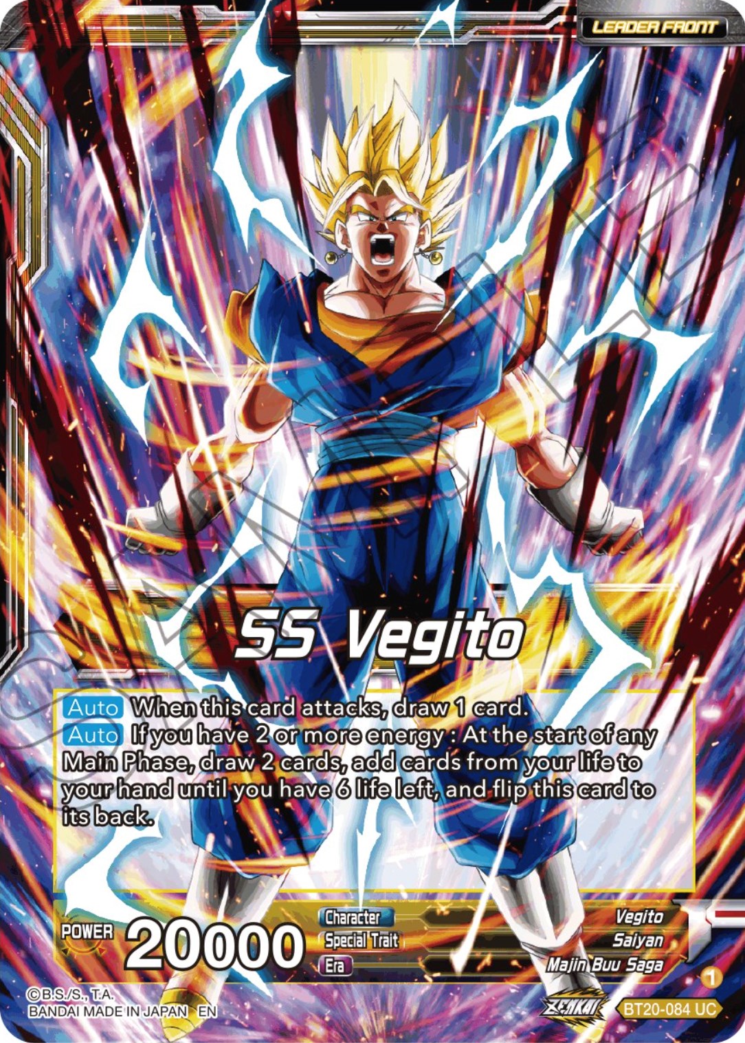 SS Vegito // Son Goku & Vegeta, Path to Victory (BT20-084) [Power Absorbed Prerelease Promos] | Enigma On Main