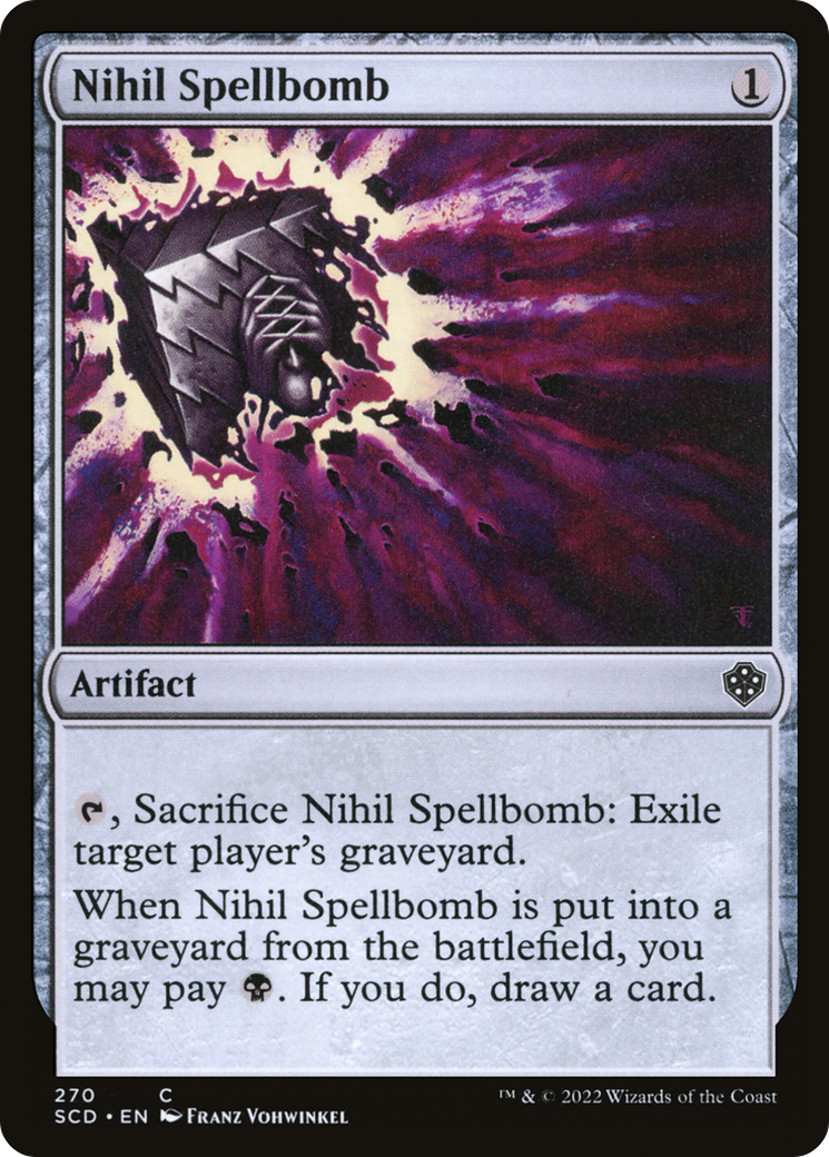 Nihil Spellbomb [Starter Commander Decks] | Enigma On Main