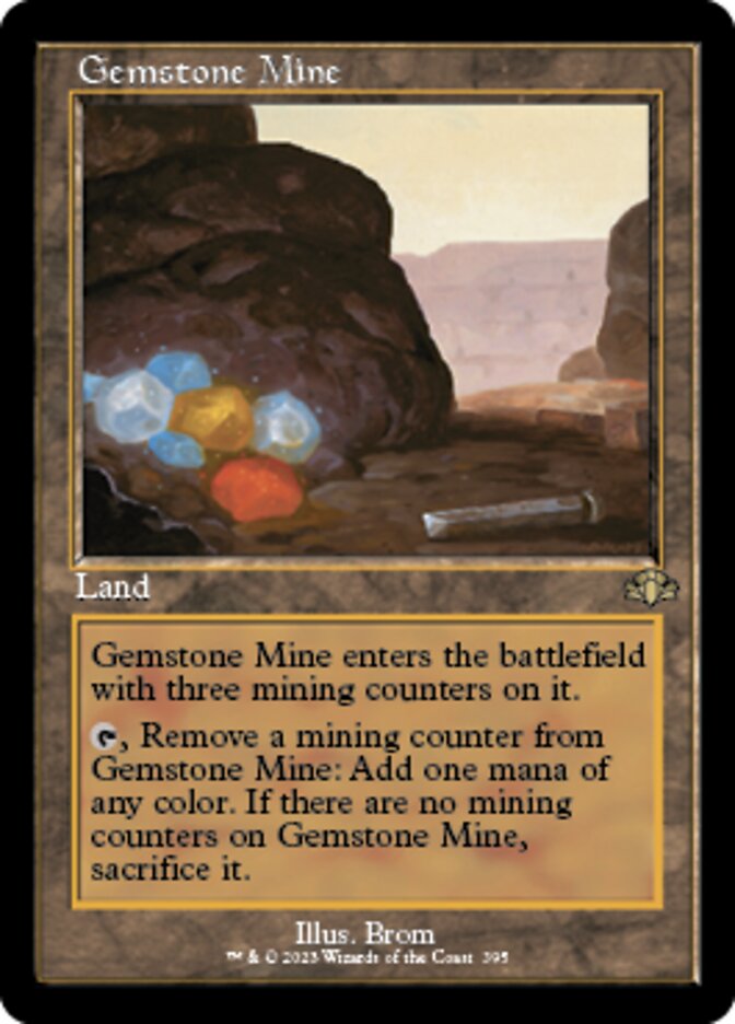 Gemstone Mine (Retro) [Dominaria Remastered] | Enigma On Main