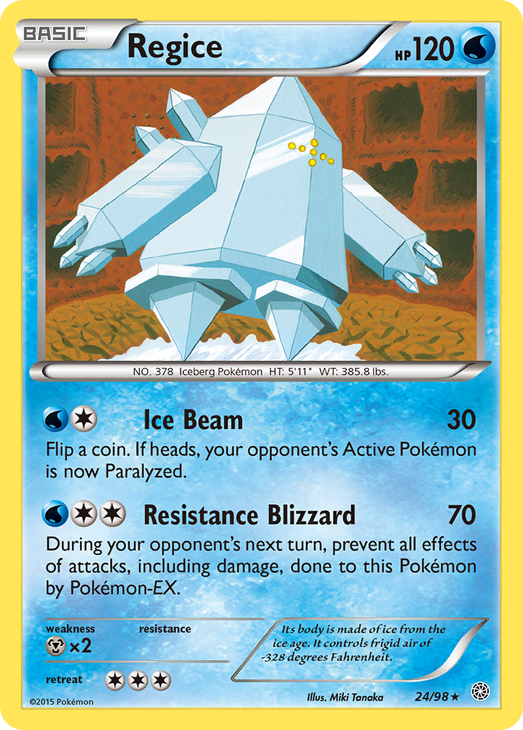 Regice (24/98) [XY: Ancient Origins] | Enigma On Main