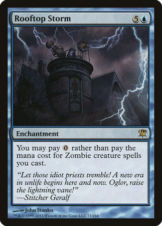 Rooftop Storm [Innistrad] | Enigma On Main