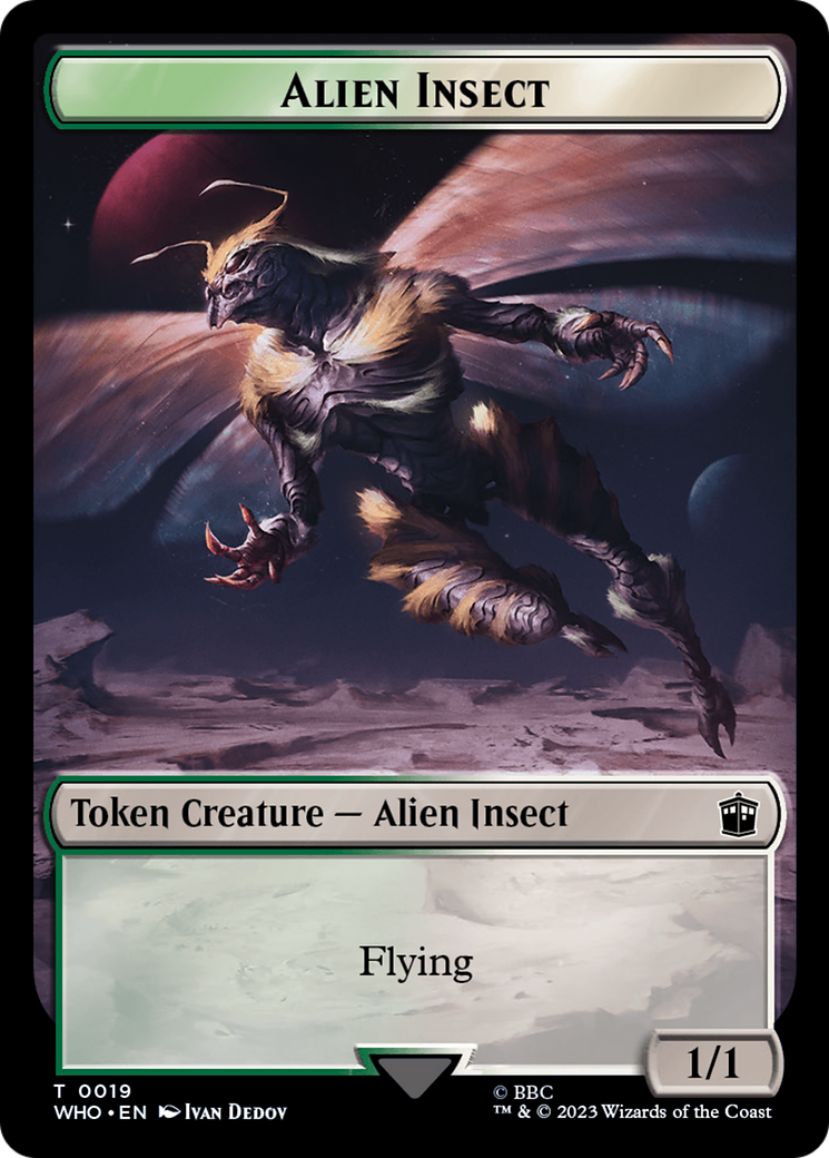 Alien Insect Token [Doctor Who Tokens] | Enigma On Main