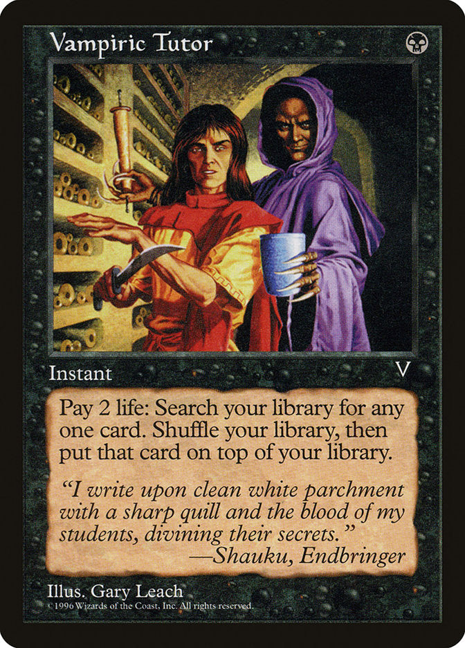 Vampiric Tutor [Visions] | Enigma On Main