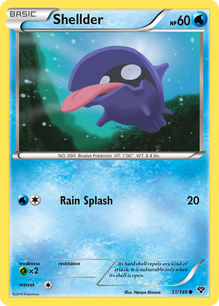 Shellder (31/146) [XY: Base Set] | Enigma On Main