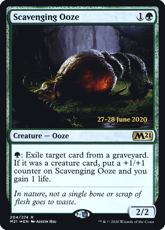 Scavenging Ooze  [Core Set 2021 Prerelease Promos] | Enigma On Main