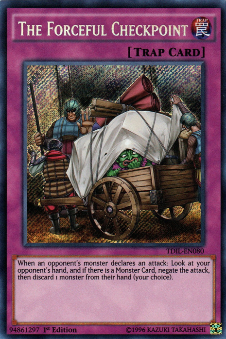 The Forceful Checkpoint [TDIL-EN080] Secret Rare | Enigma On Main