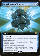 Inscription of Insight (Extended Art) [Zendikar Rising] | Enigma On Main