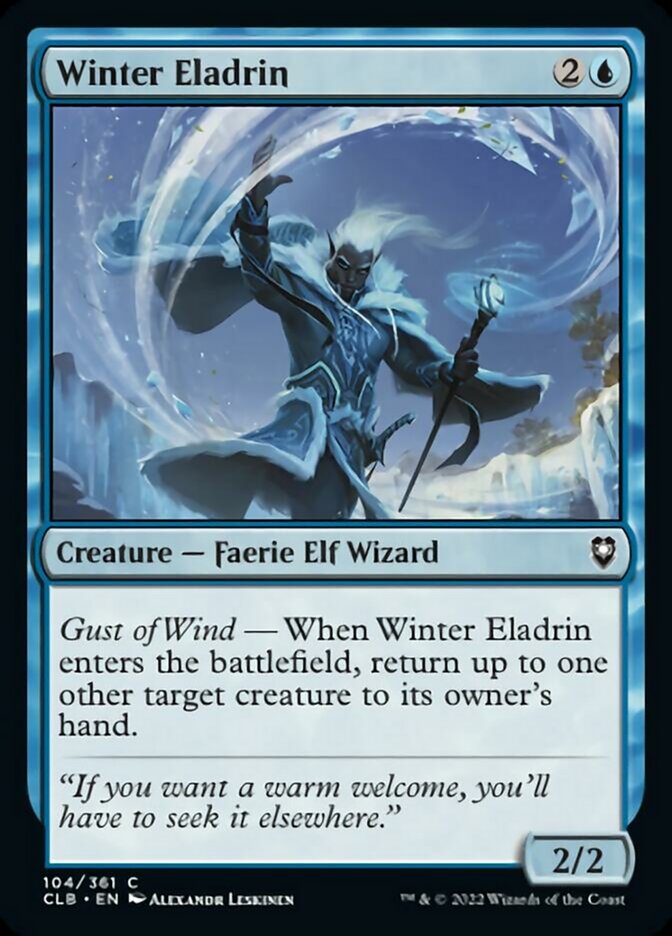 Winter Eladrin [Commander Legends: Battle for Baldur's Gate] | Enigma On Main