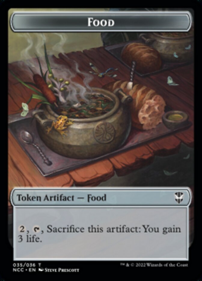 Food // Citizen Double-sided Token [Streets of New Capenna Commander Tokens] | Enigma On Main