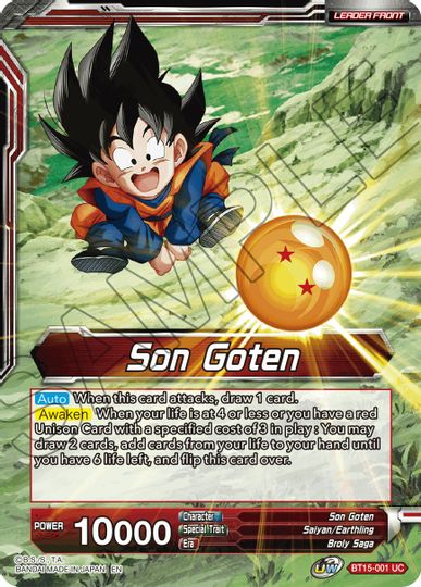 Son Goten // SS Son Goten, Kamehameha Miracle (BT15-001) [Saiyan Showdown Prerelease Promos] | Enigma On Main