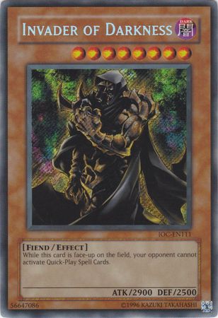 Invader of Darkness [IOC-EN111] Secret Rare | Enigma On Main