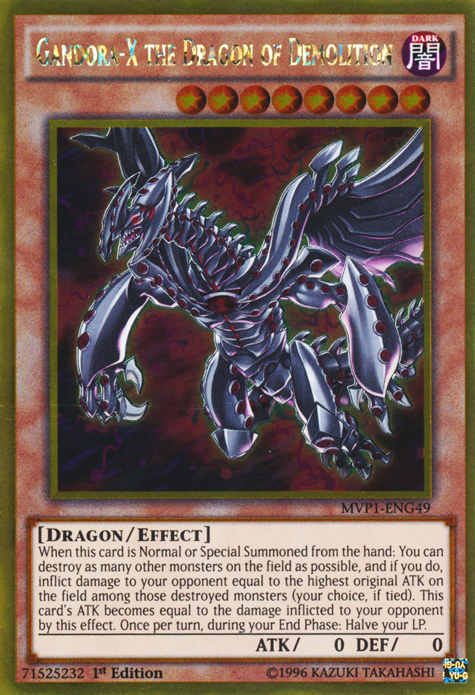 Gandora-X the Dragon of Demolition [MVP1-ENG49] Gold Rare | Enigma On Main