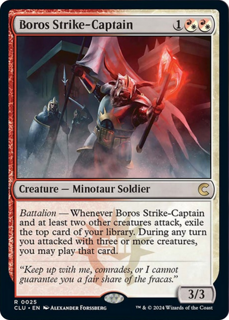 Boros Strike-Captain [Ravnica: Clue Edition] | Enigma On Main