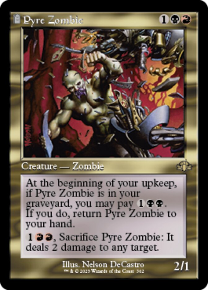 Pyre Zombie (Retro) [Dominaria Remastered] | Enigma On Main