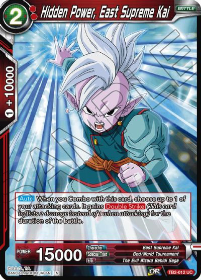 Hidden Power, East Supreme Kai (Reprint) (TB2-012) [Battle Evolution Booster] | Enigma On Main